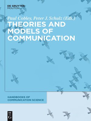 cover image of Theories and Models of Communication
